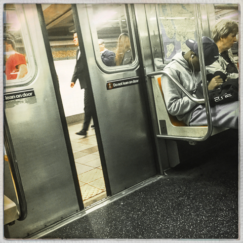 "this is a brooklyn bound F train..."