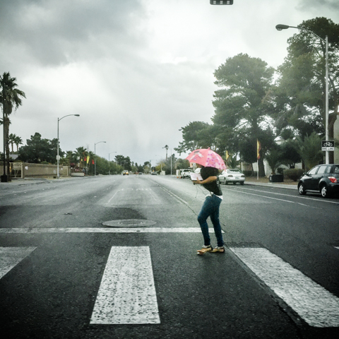 invest in a good pink umbrella