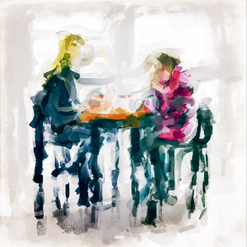 café finger paint